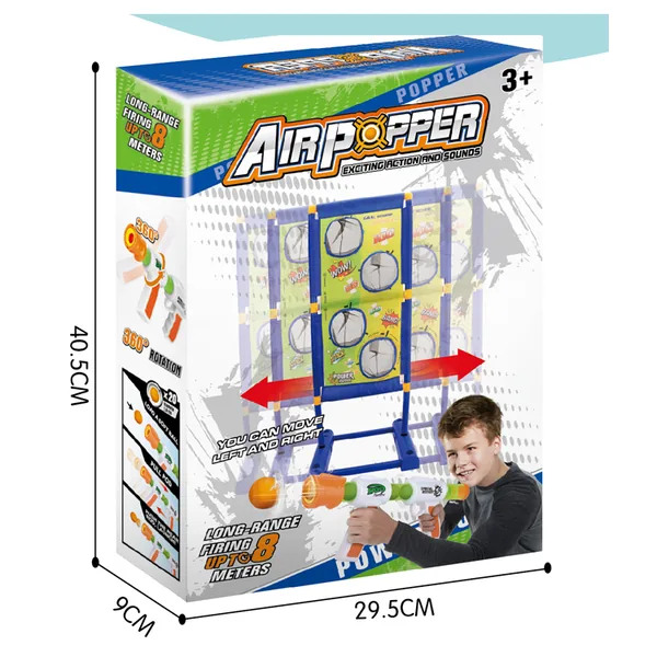 Air Power Remote Shooting Soft Bullets Gun Kids Indoor Shoot