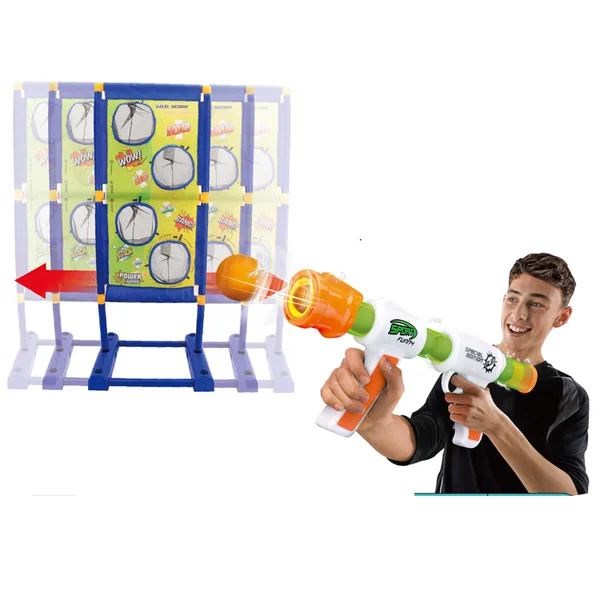 Air Power Remote Shooting Soft Bullets Gun Kids Indoor Shoot