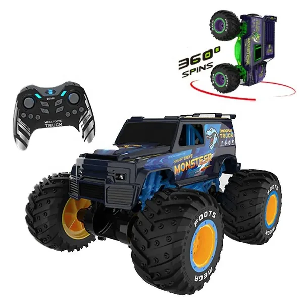 YR290347 New Latest 2.4G Standing Stunt RC Car 360 Rotating 1/10 Scal