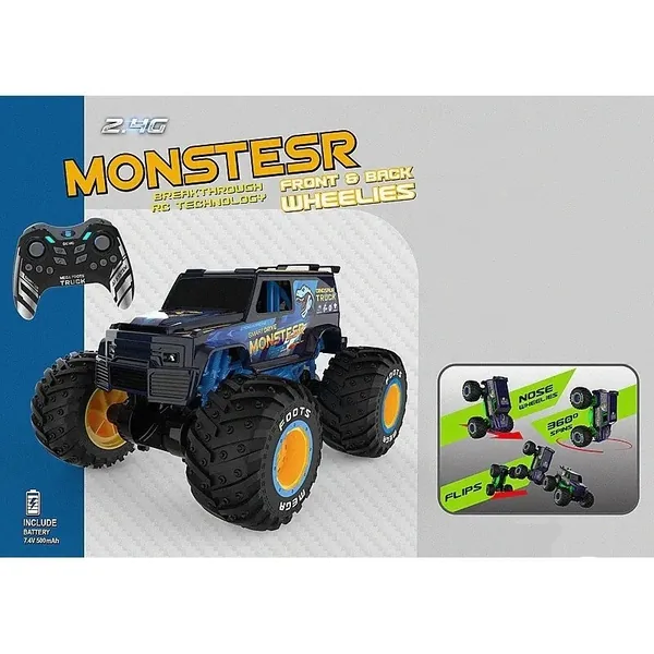 YR290347 New Latest 2.4G Standing Stunt RC Car 360 Rotating 1/10 Scal