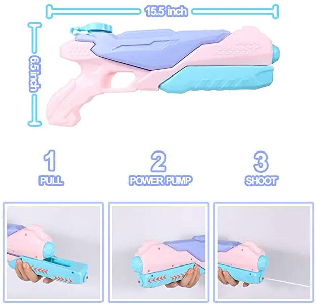 YR255964 Plastic High Pressure Spray Super Soaker Shooter Water Gun T