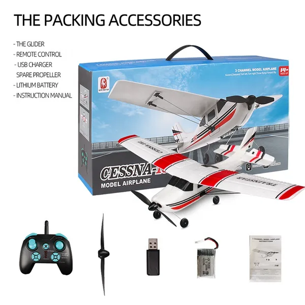 YR232445 2.4G 3-CH Remote Control Glider Toy Rc Airplane Toys