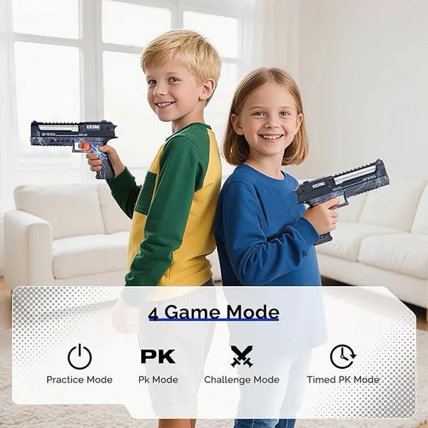 YR339979 AI Smart Target Shooting Gun Set Wiht Electronic Voice Scori