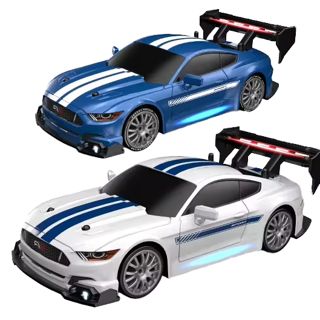 2.4G High-Speed 4-Channel RC Racing Car Truck Rechargeable Toy Vehicle 30m Range Lighting Effects Kids USB Remote Control Model
