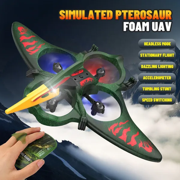 YR290509 2.4G RC Pterosaur Glider Drones 360 Degrees Rotation Stunt F