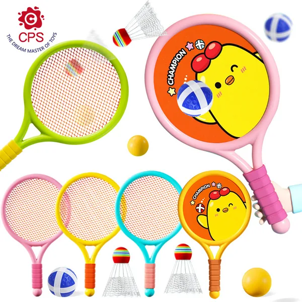 YR307331-Outdoor Toy New Design Animals Style Training Balls Beach Tennis Racket