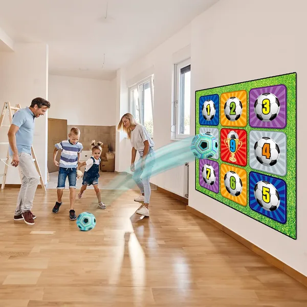 YR279506 Soccer Balls Game Toys Set for Toddlers Soccer Goal Game for