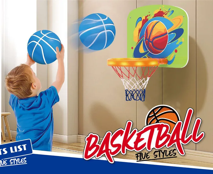 YR306370-Outdoor Toy New Light-up Portable Basketball Board Indoor Sport Toy Anim