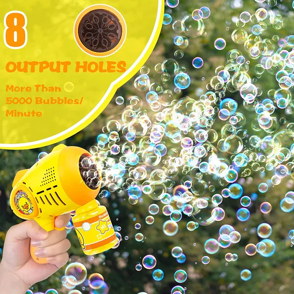 YR271814 Leak-proof Automatic Bubble Gun Toys for Kids Bubble Launche