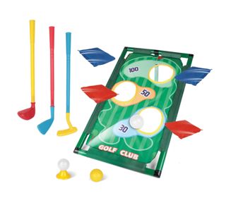 2 in 1 Kids Golf Toss Game Toy With Sandbag Rack Golf Games Set Sport Summer Outdoor Toys for Kids