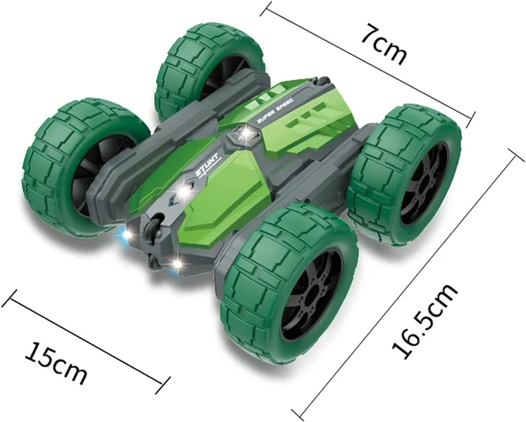 YR282830 Double Sided 360 Rotating RC Car Music-Light-Up Outdoor Toy