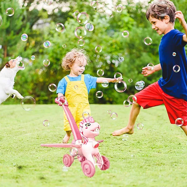 YR232756 Bubble Launcher Kids Bubble Gun Electric Bubble Machine Gun