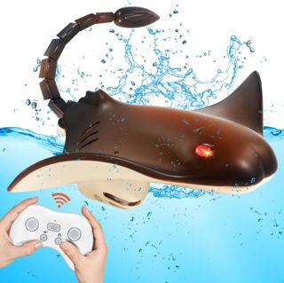 Remote Control Shark Toy Animals for Kids RC Shark for Pool RC Stingray Fish Outdoor Games Toy