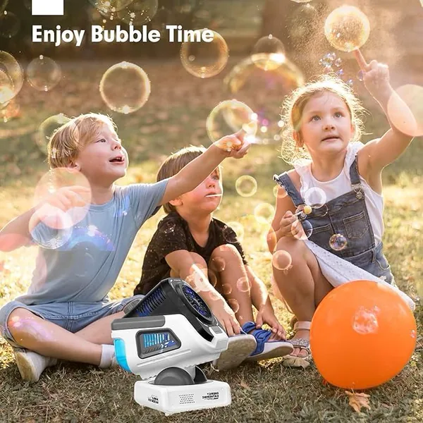 YR305919 Bigger Bubble Machine for Kids with Music Light-up Toys Mach