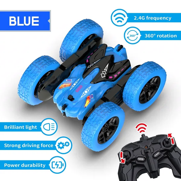 YR303129 RC Stunt Cars Double-Sided Driving 360-degree Flips Stunt RC