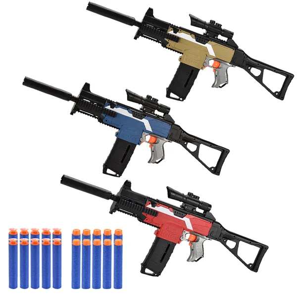 YR242435 UMP EVA Soft Bullet Kids Electric Toy Gun Set Outdoor Play T