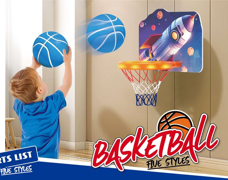 YR306370-Outdoor Toy New Light-up Portable Basketball Board Indoor Sport Toy Anim