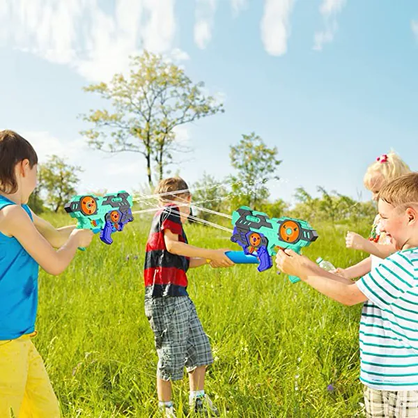 YR255835 2 Pack Two-in-One Super Soaker Blaster Squirt Guns Electric