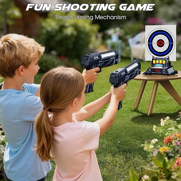 YR339979 AI Smart Target Shooting Gun Set Wiht Electronic Voice Scori