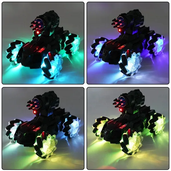 YR232029 RC 4WD Drift Car Led Light 2.4G Toy Shooting Bullet Battle D