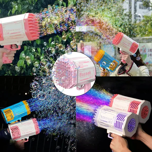 YR260926 69 Holes Bubble Bazooka Hot Selling Blower Gun Automatic Bub
