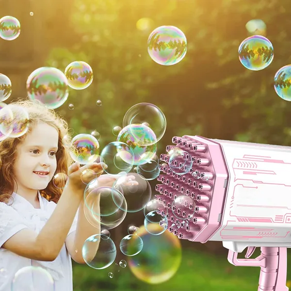 YR260926 69 Holes Bubble Bazooka Hot Selling Blower Gun Automatic Bub