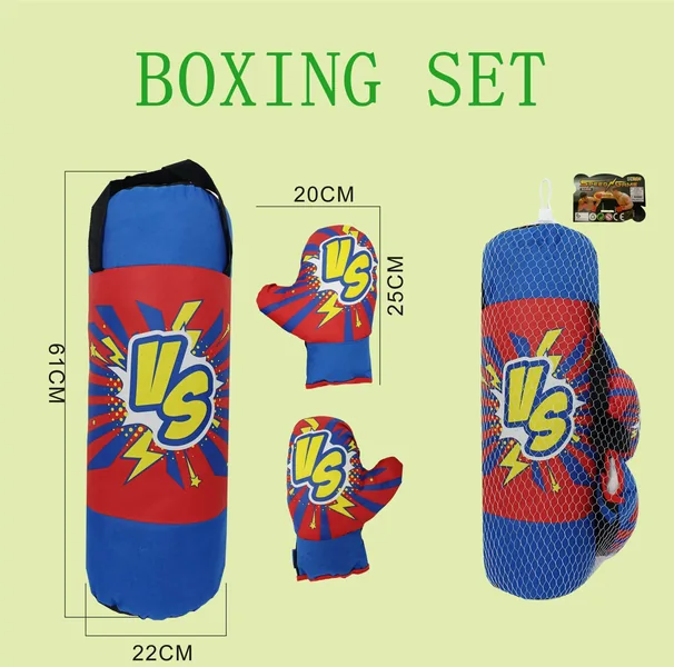 YR304655-Outdoor Toy Indoor Outdoor Sport Toy Boxing Bag and Gloves Boxing Set Su