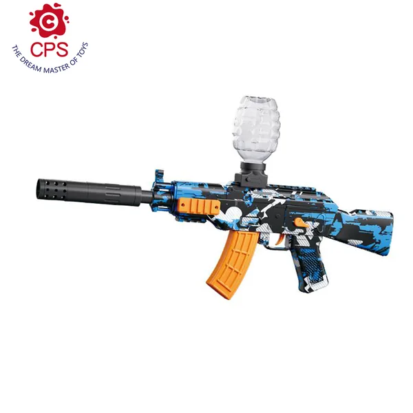 YR306393 Electric Soft Bullet Gun Automatic Water Blaster Toy for Out
