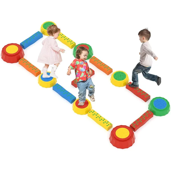 YR310018 Toddler Balance Beams Stepping Stones for Kids Indoor Outdoo
