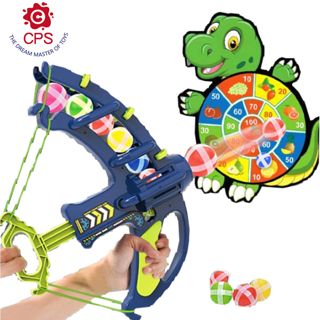 Toy Animals Bow and Arrows With Sticky Ball Dartboard Indoor Toss Game Sport Toy for Kids