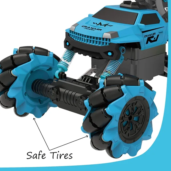 YR284638 Remote Control Stunt RC Car for Kids 2 in 1 Interchangeable