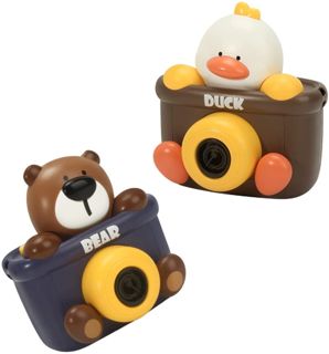 Cute Duck and Bear Bubble Machine Children Summer Toys Creative Bubble Camera Toy Bring Infinite Joy to Kids