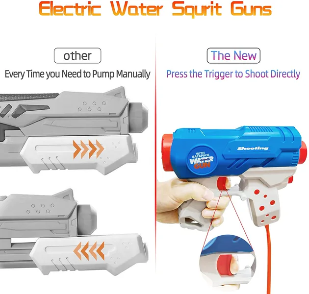 YR118911-2 Songkran Fast Closing Battery Operated Electric Super Water