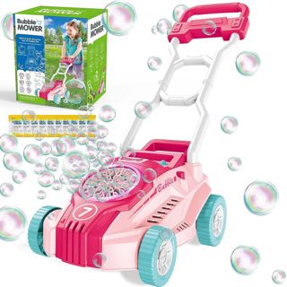 Bubble Lawn Mower Machine Bubble Gun for Toddlers Automatic Summer Outdoor Toys for Kids