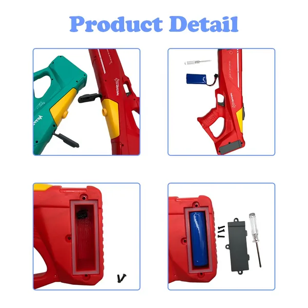 YR266689 Songkran Electric Water Gun Automatic Reload Water Squirt Gu