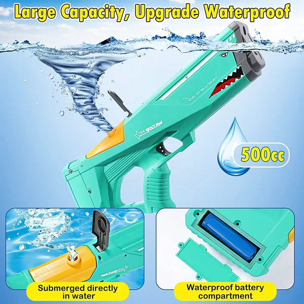 YR266689 Songkran Electric Water Gun Automatic Reload Water Squirt Gu