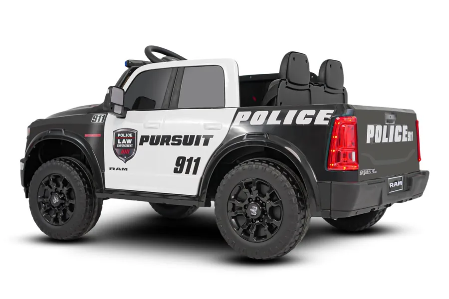 YR336645 Licensed Pickup Truck Police Car Ride on 12V Kids Cars to Dr