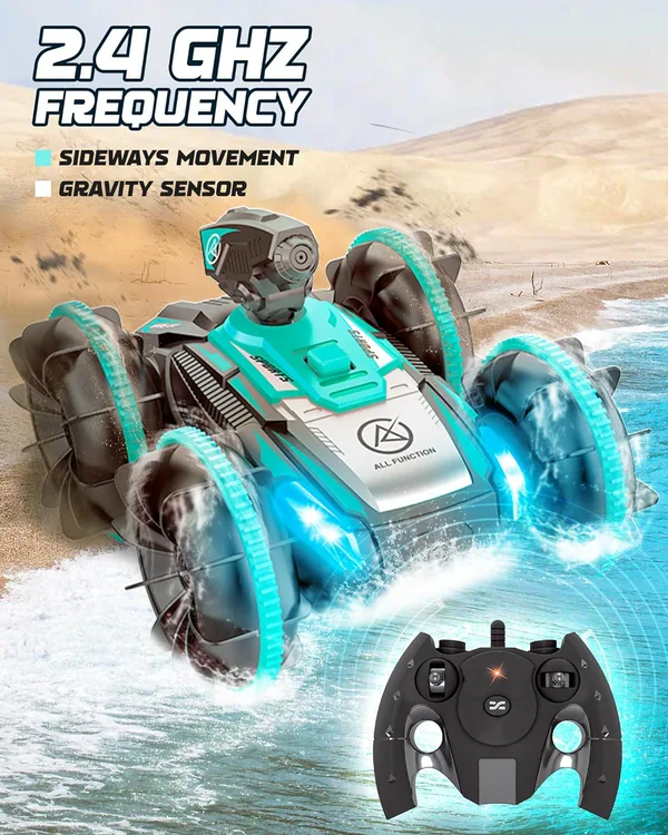 YR305855 Remote-Control Car RC Boat for Kids RC Stunt Car with Water