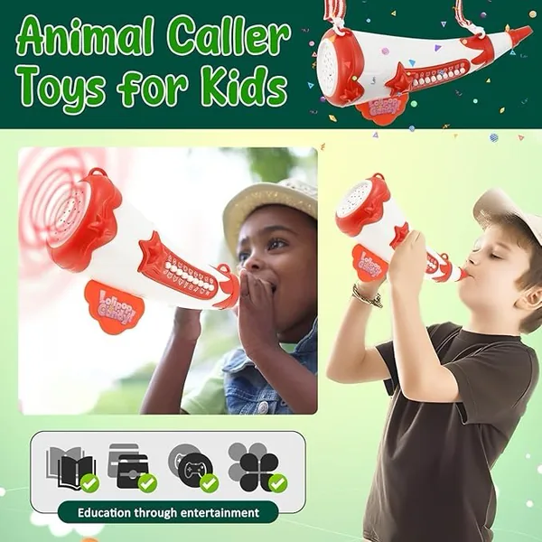 YR309723 Toy Animal Caller for Kids 30 Animal Sounds Hunting Toys Hor