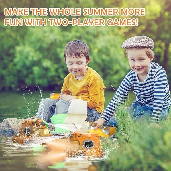 YR301864 Remote Control Boat for Kids 2.4GHZ RC Boat with Spray Water