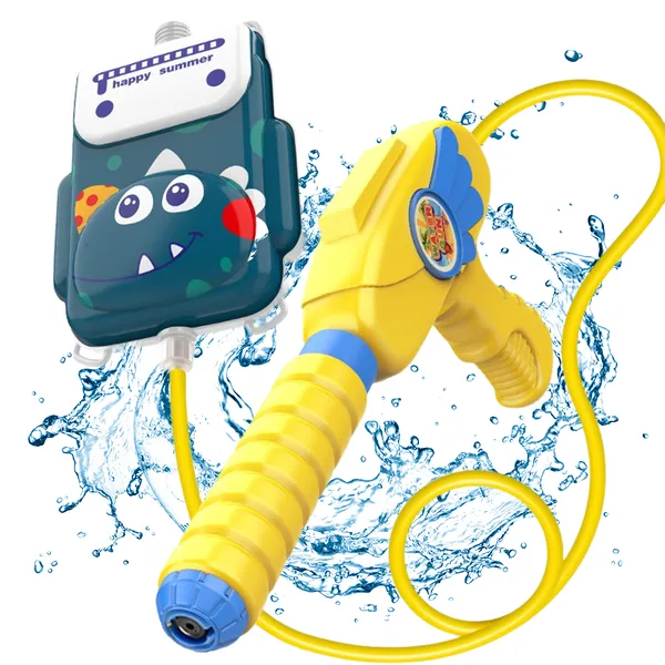 Outdoor Toy Songkran Kids Toy Gun Backpack Pull Water Gun Watering Blast