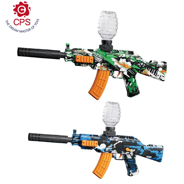 YR306393 Electric Soft Bullet Gun Automatic Water Blaster Toy for Out