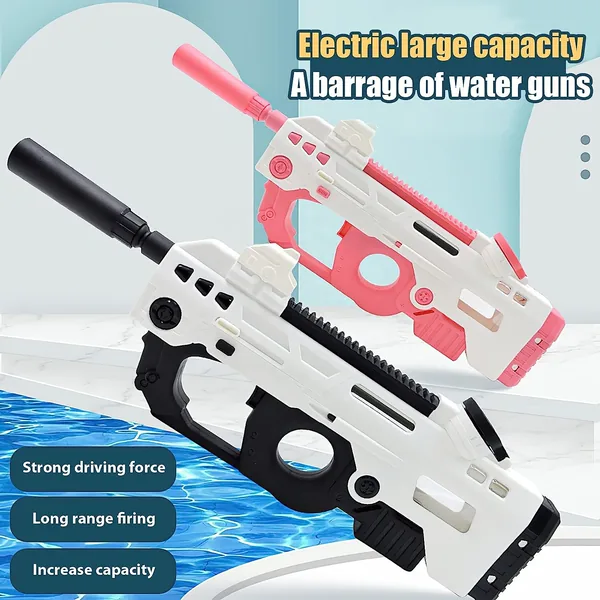 YR274775 P90 Electric Water Gun for Adults 26 ft Range Automatic Wate