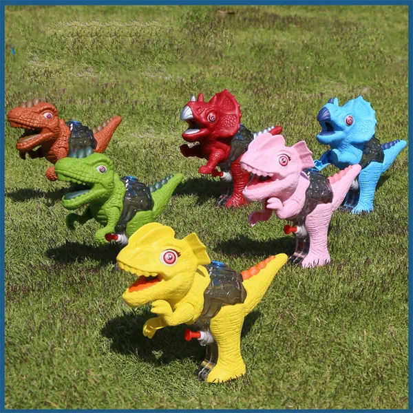 YR230753 Outdoor Dinosaur Water Guns, Beach Toy Squirt Water Guns for