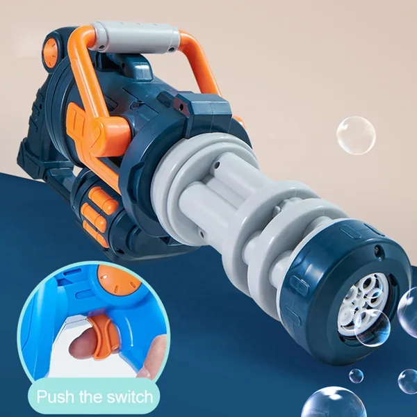 YR216137 Water Battery Gatling Bubble Gun Electric Soap Maker Music A