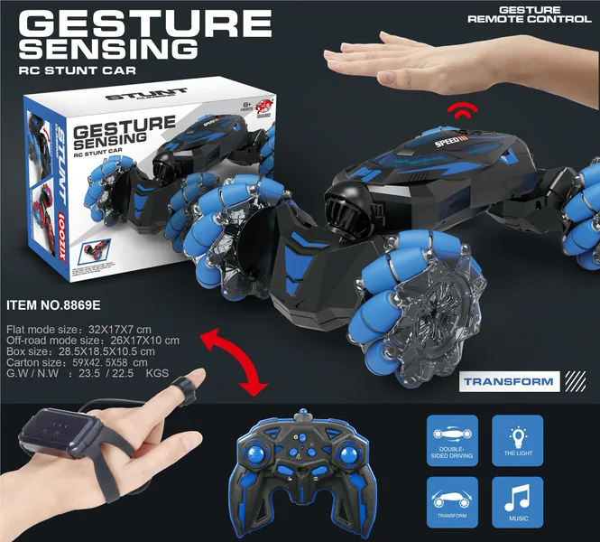 YR289538 1:12 Gesture Sensing RC Stunt Car 2.4Ghz 4WD Hand Controlled