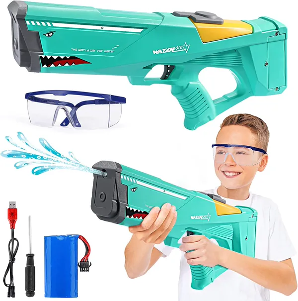 YR266689 Songkran Electric Water Gun Automatic Reload Water Squirt Gu