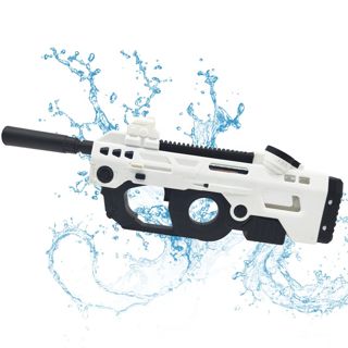P90 Electric Water Gun for Adults 26 ft Range Automatic Water Pistol with 1200mAh Battery Powerful Long Distance