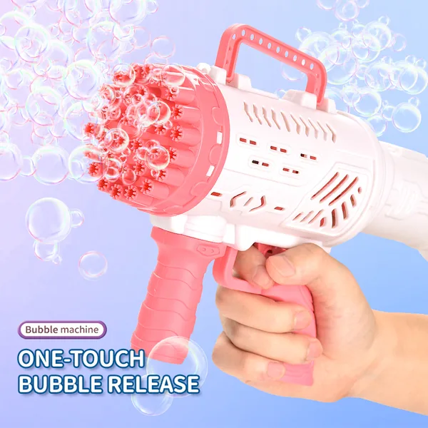 YR306451 Bazooka Electric Plastic Bubble Gun Maker Machine Outdoor Su