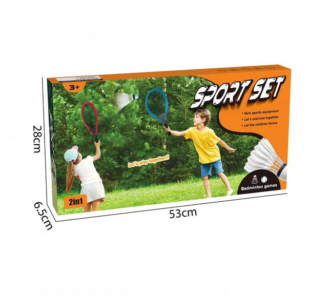 YR304902-Outdoor Toy 3 in 1 Fashion Safety Tennis Racket Football Trainer Outdoor